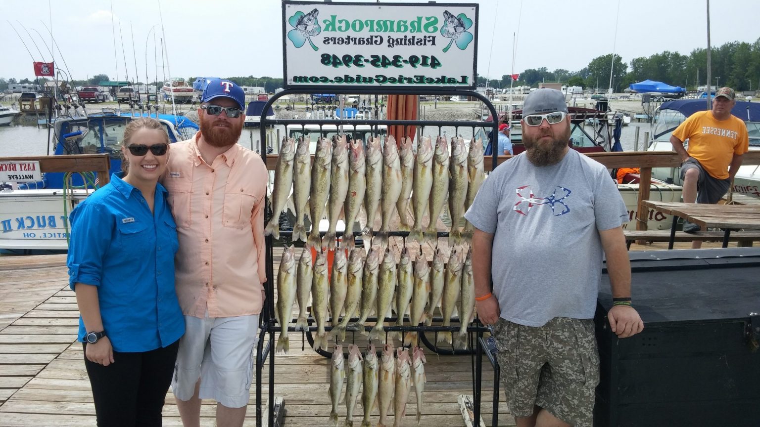 Shamrock Fishing Charters lodging packages on Lake Erie. Fish & relax.